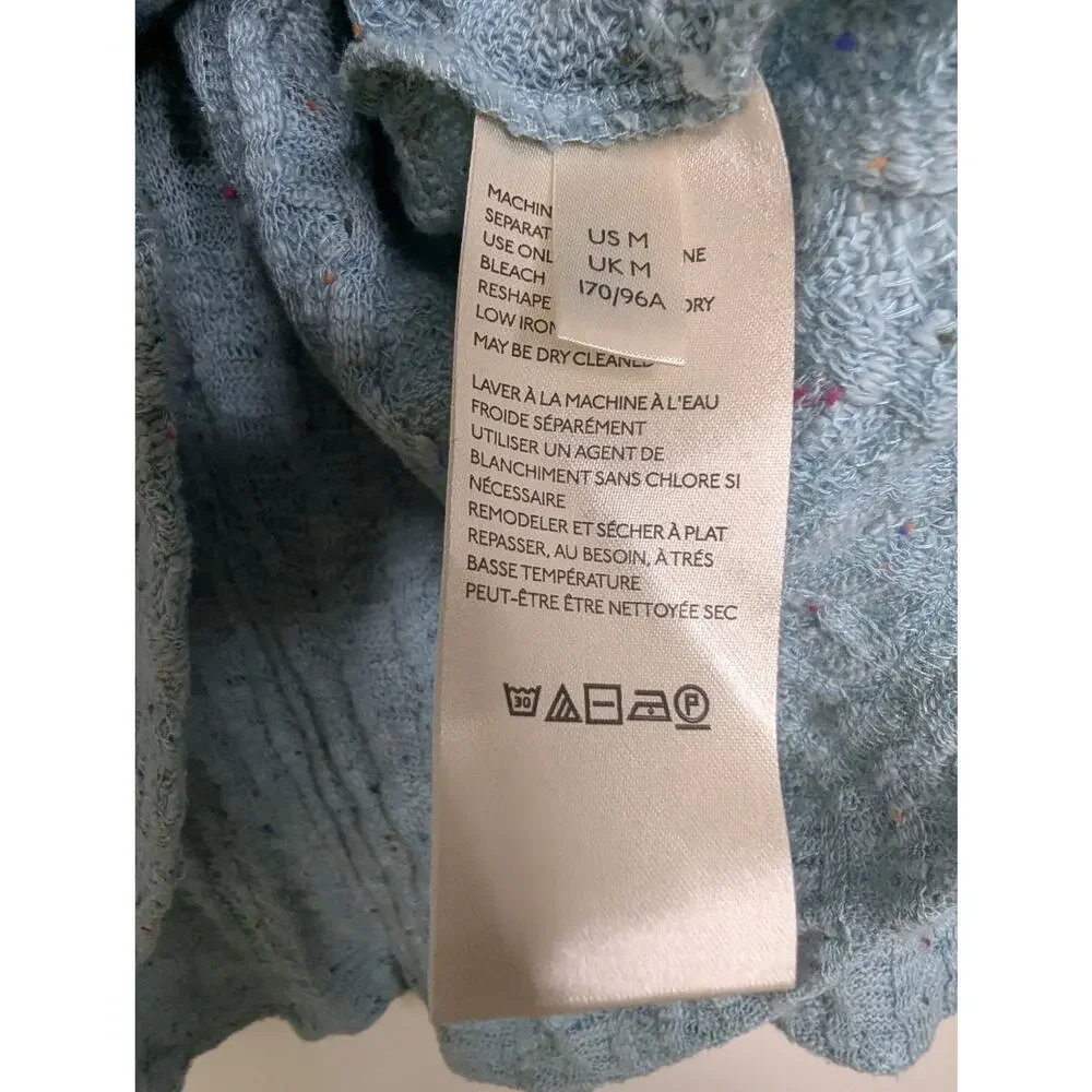 Free People Baja Babe Hacci Oversized Bell Sleeve Hooded Textured Knit Top